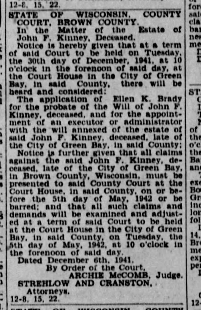 Green Bay Press-Gazette (Green Bay, WI)  22 Dec 1941, Monday, Page 33