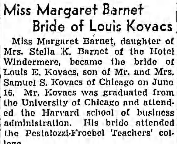 Kovacs-Barnet Wedding