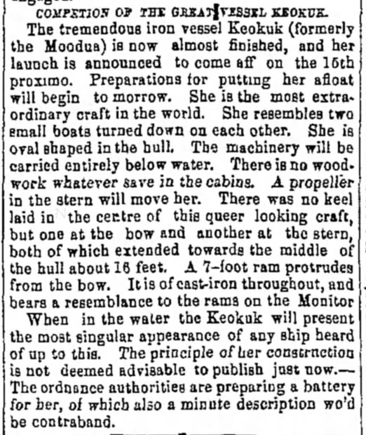Burlington Weekly Hawk-Eye 8 Nov 1862