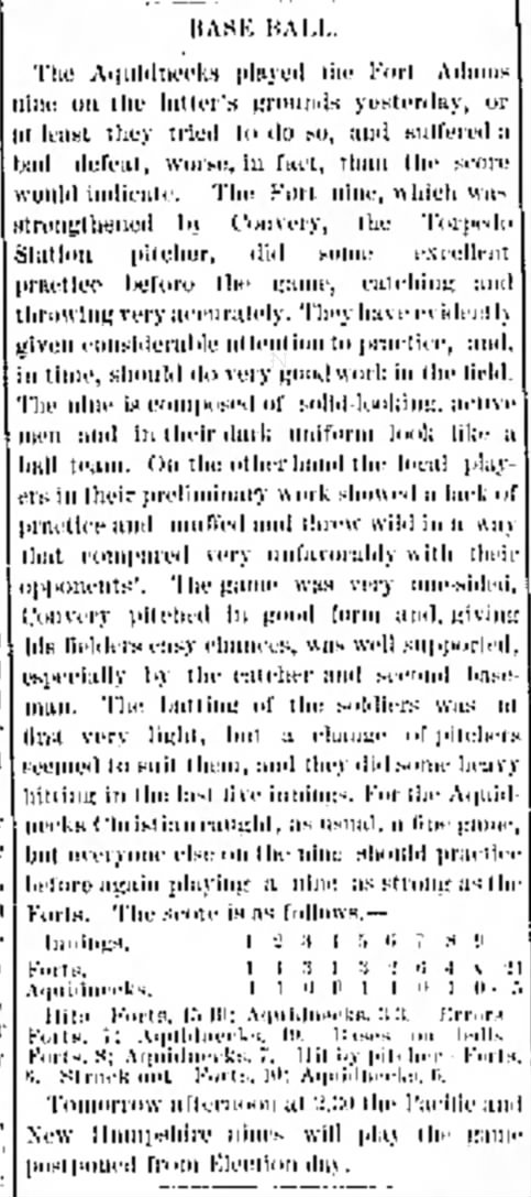 Convery (Baseball player in Newport?)
June 6, 1890