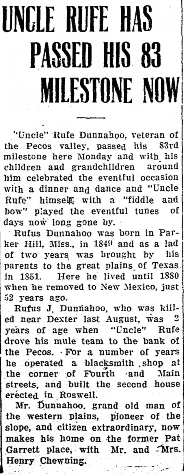 The Roswell Daily Record 02/24/1932 Rufe
