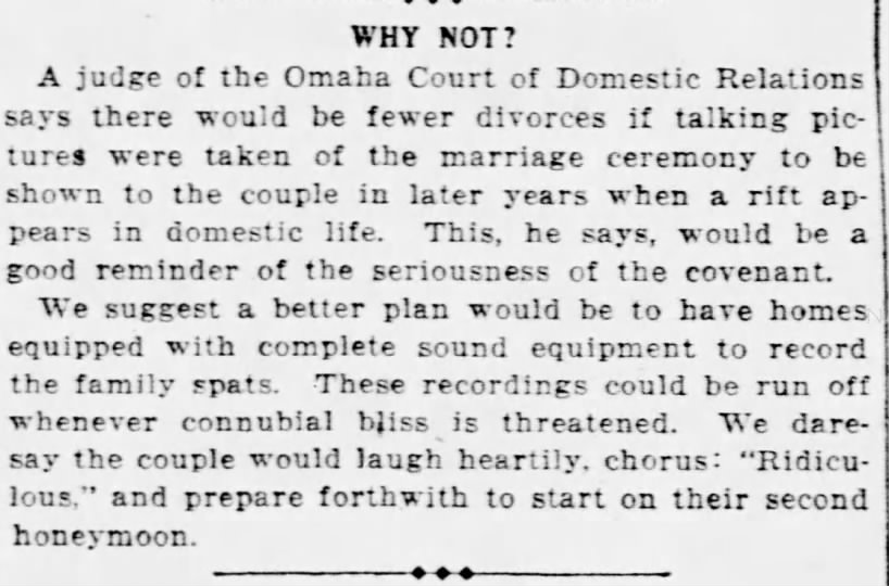From the editorial page, June 23, 1921