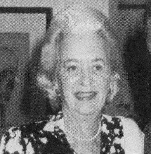 Nancy D "Trink" Gardiner 1988
