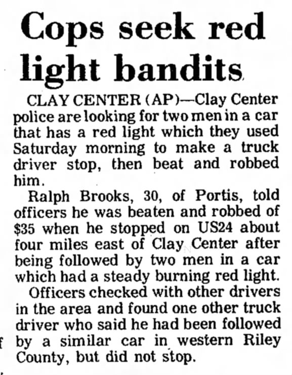 Cops seek red light bandits