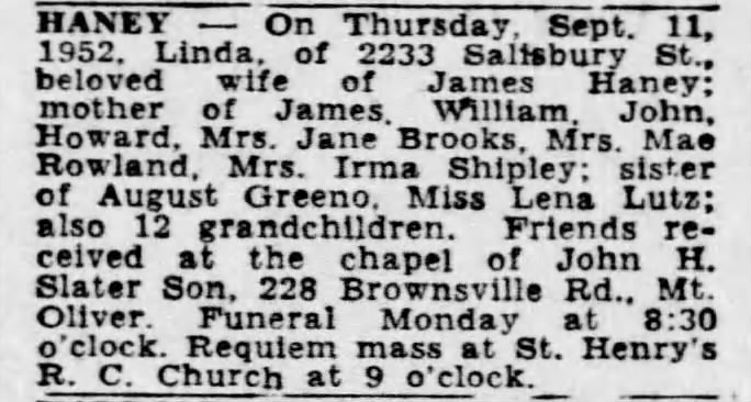 Linda GREENO Haney
Find A Grave Memorial# 13103212