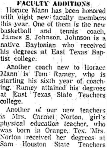 Tom Ramey 9-27-1956