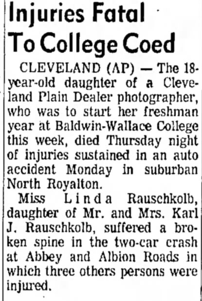 Linda Rauschkolb - The Daily Reporter (Dover, Ohio)09 Sep 1966, FriPage 2