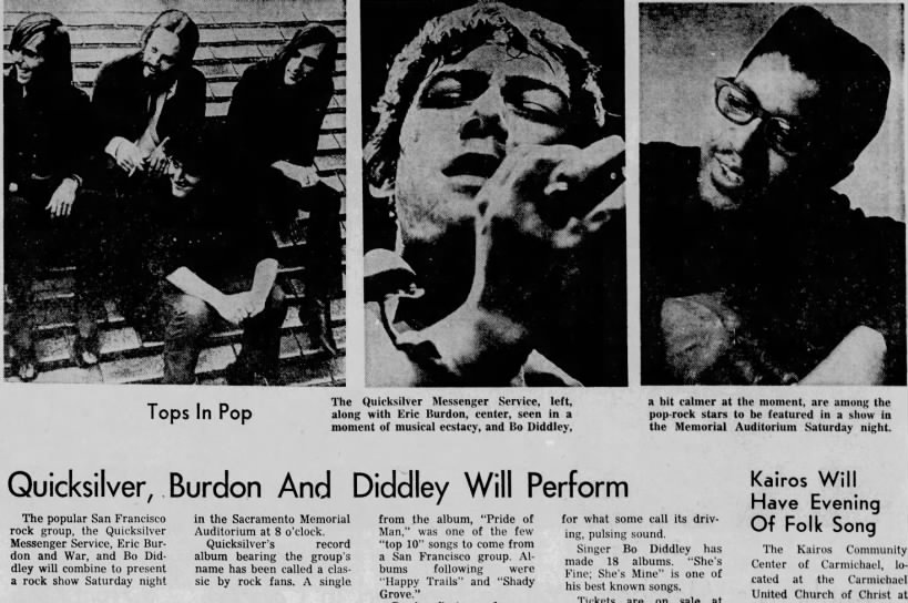 Eric Burdon and War at Memorial Auditorium, 1970