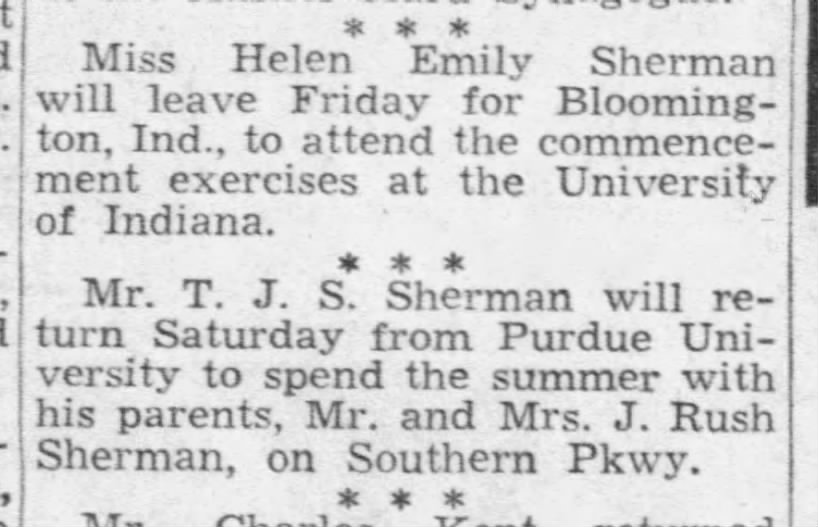 Helen Emily & TJF Society Page, The Courier-Journal (Louisville, Kentucky) 4 Jun 1937, p. 18.