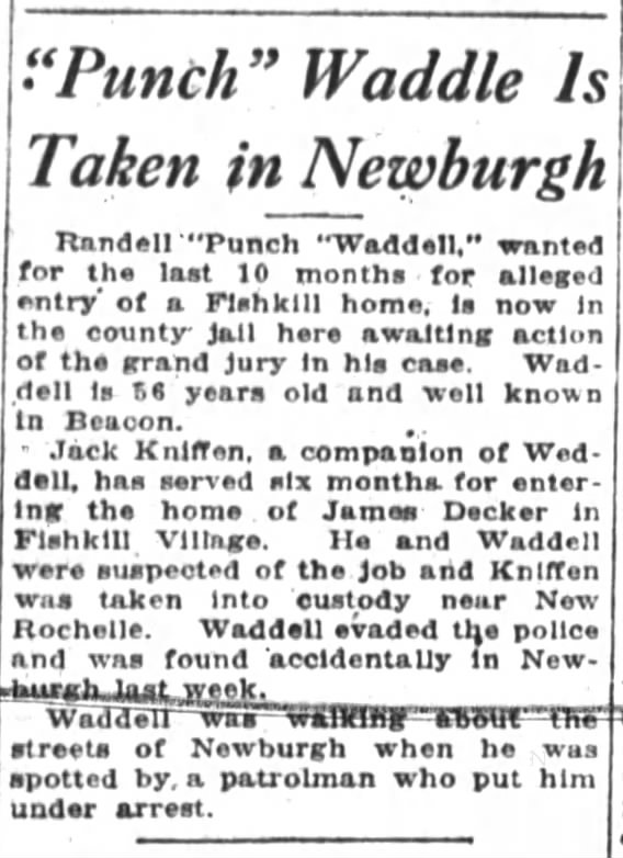 Poughkeepsie Eagle News 4 Jan 1923