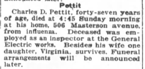Charles D Pettit Death 2-11
