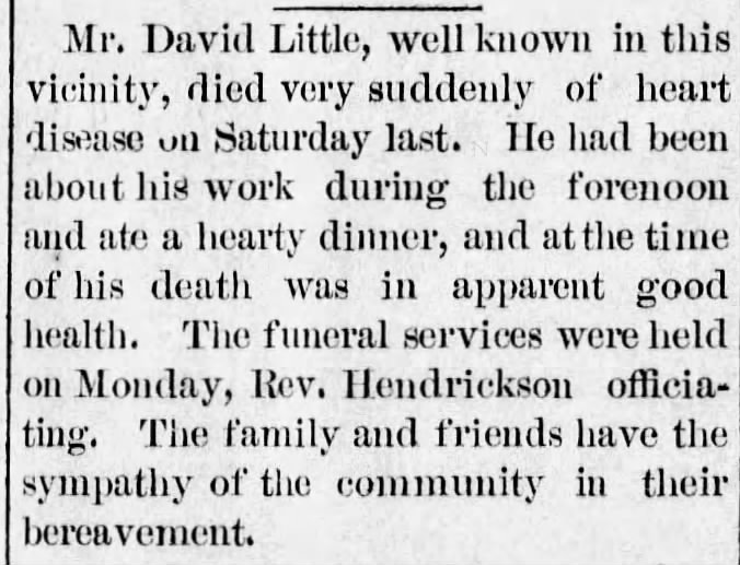 Obituary for David Little