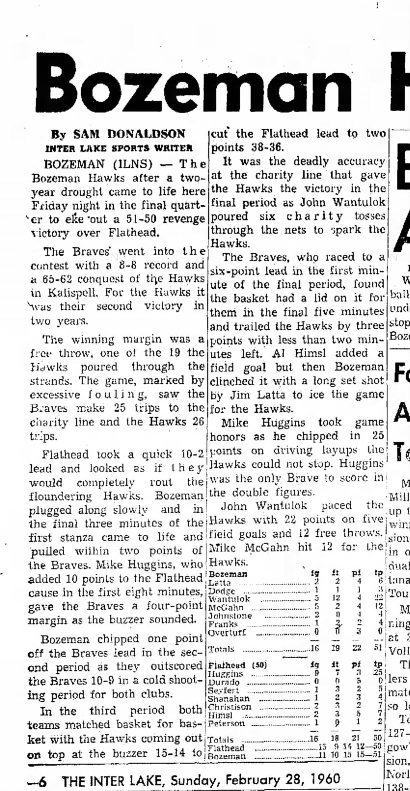 Daily Inter Lake 28 Feb 1960