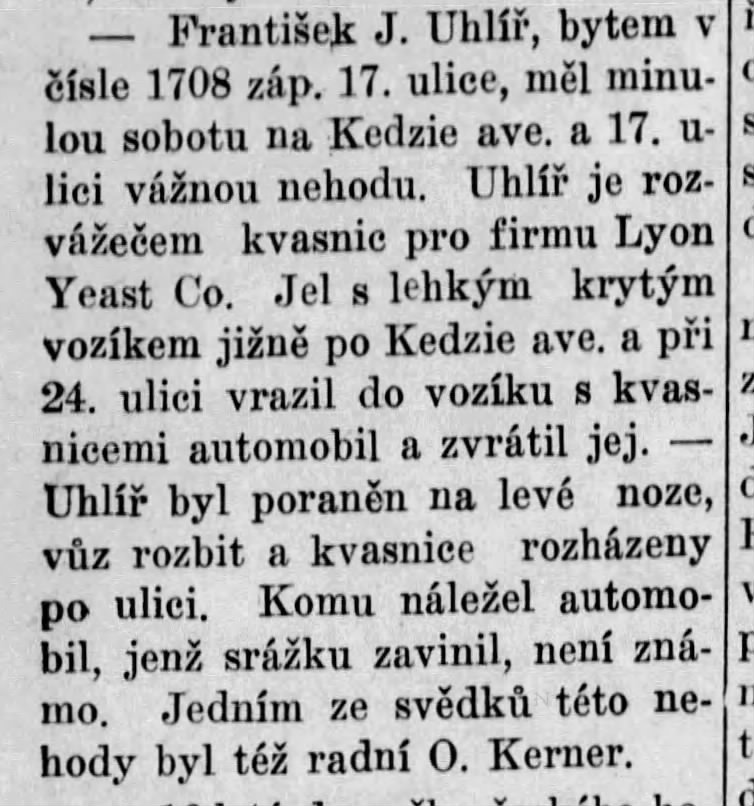 1913 December 31 Wednesday page 12 Kansasky Pokrok,Frantisek J Uhlir