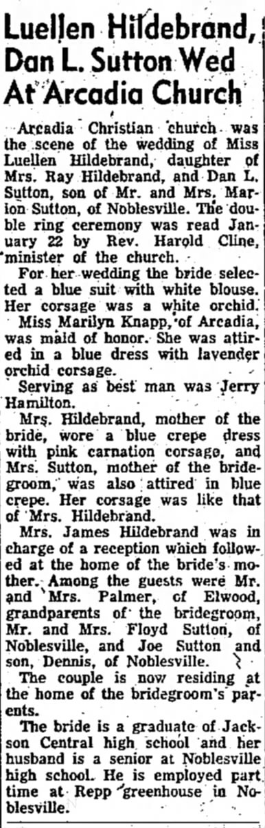 Tipton Tribune (Tipton, Indiana) 
 27 January 1958 
 Page 6 
