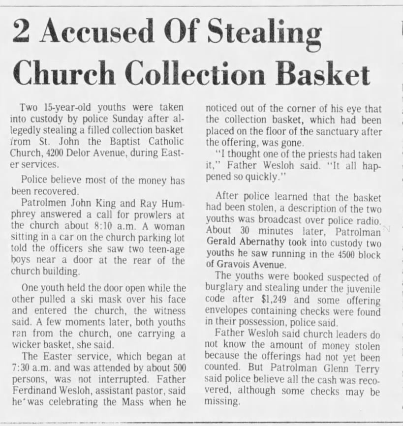 St. Louis Post-Dispatch
St. Louis, MO
27 March 1978