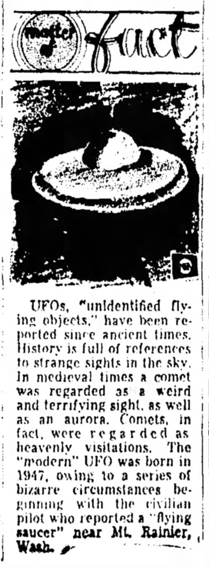 Matter of Fact on UFOs - Br Her Jun 28 1966