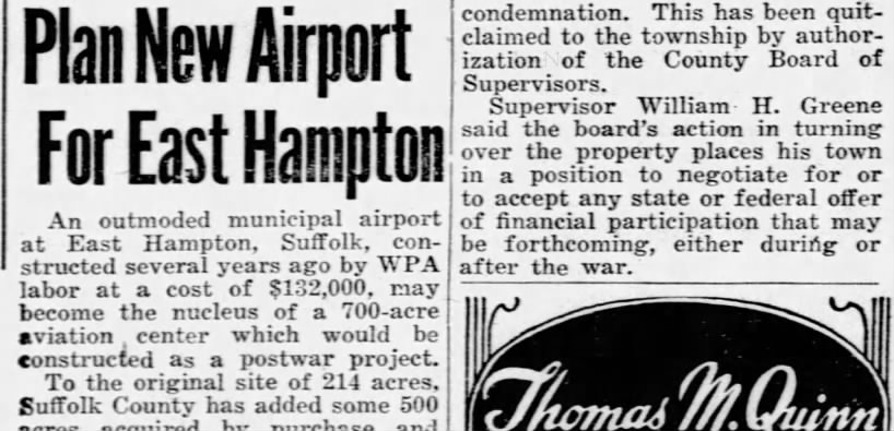 East Hampton Airport Expansion