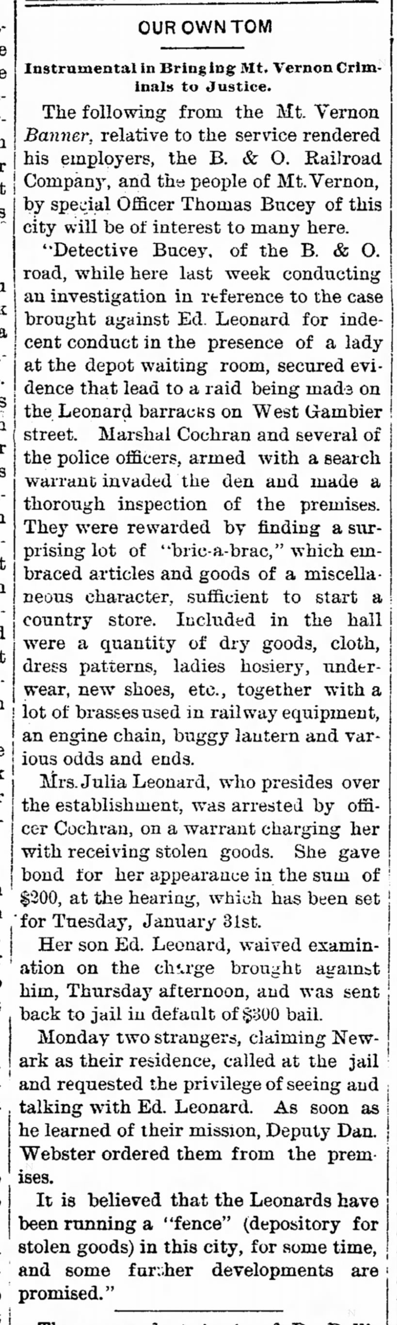 The Newark Advocate (Newark, Ohio) 13 Jan 1893 Friday, pg 8