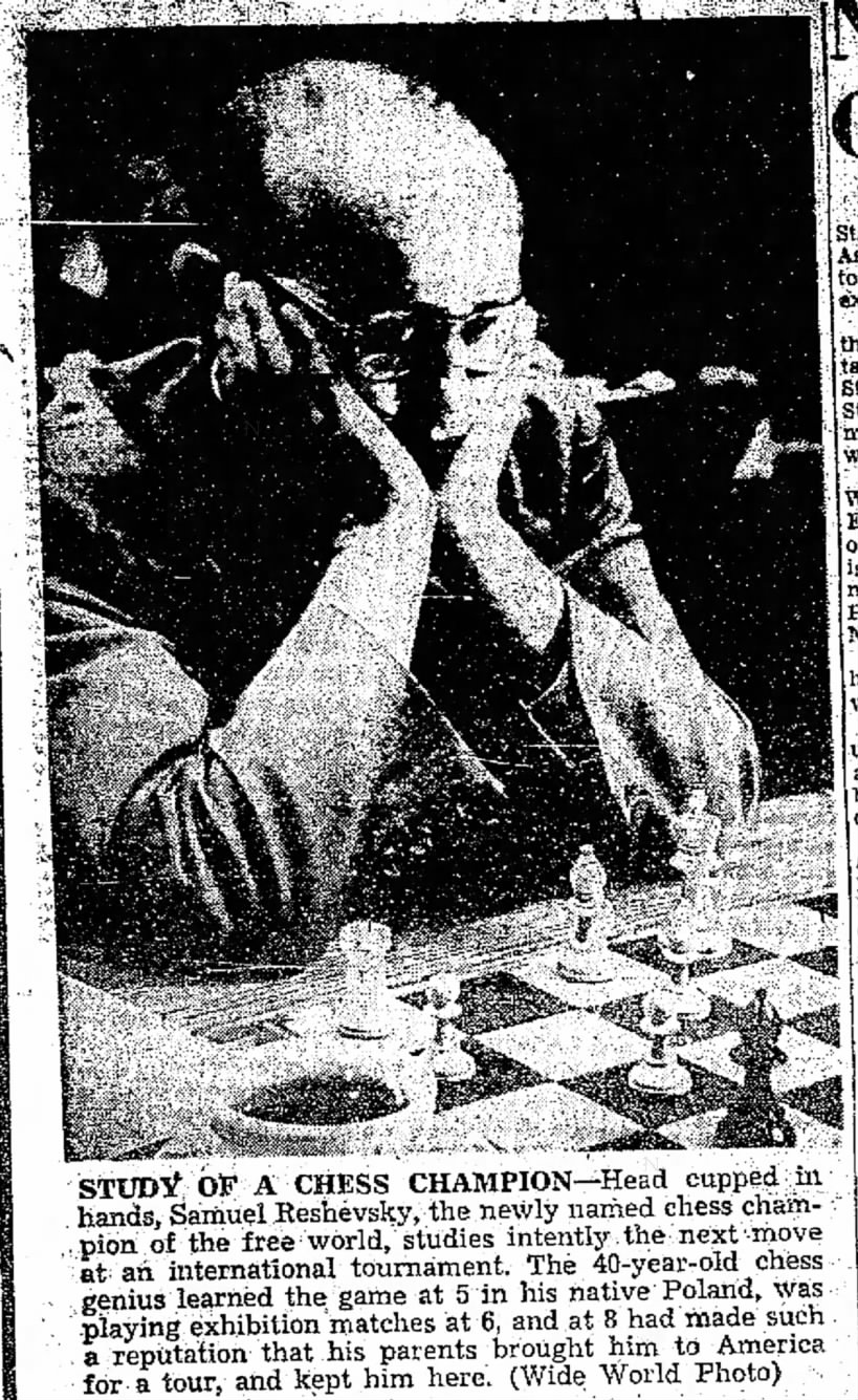 Reshevsky, chess champion