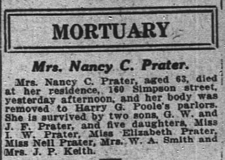 Mrs. Nancy C. Prater