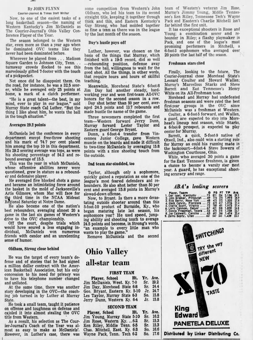 Courier-Journal All-OVC 1971