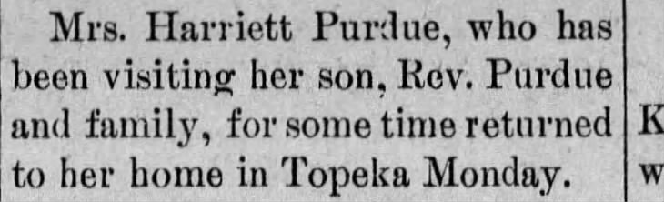 Purdue's grandmother