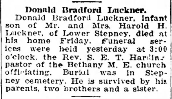 Obituary - Donald Bradford Luckner