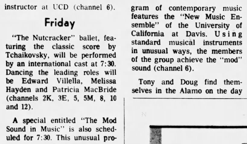 NME 12/9/66 TV