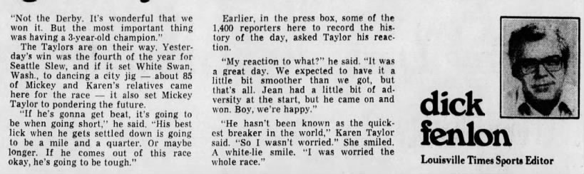 Seattle Slew Brings Taylors Into The Club Part 3