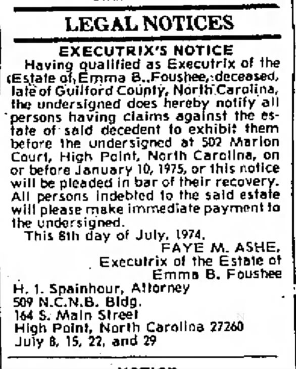 High Point Enterprise July 8, 1974