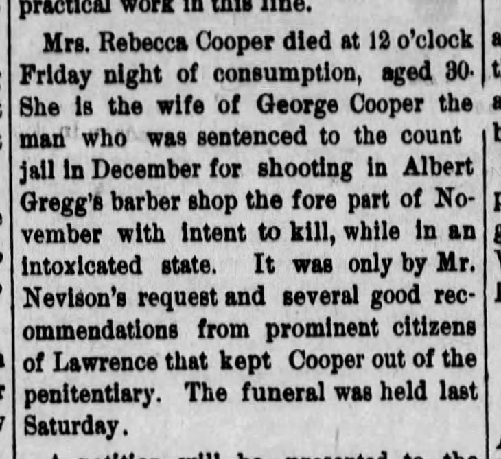 Rebecca Drisdom Cooper Obituary