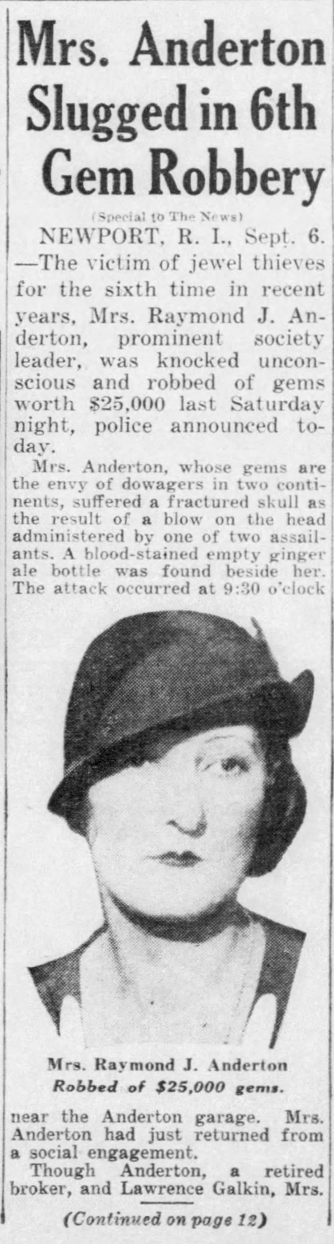 Mrs. Raymond Anderton