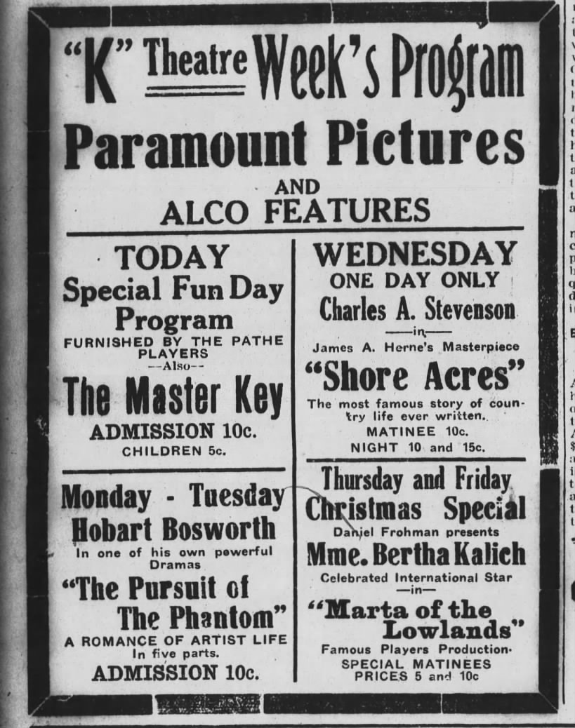 MTN Theater Dec 19 1914
