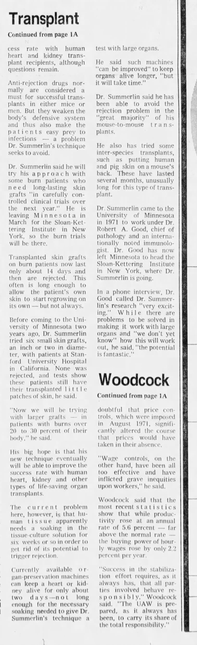 Star Tribune - Jan 17 1973 - page 3 - William T. Summerlin