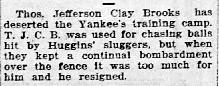 Huggins's Sluggers = New York Yankees (1918).