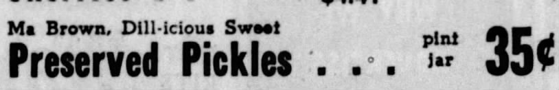 Dilli-icious Pickles (1946).