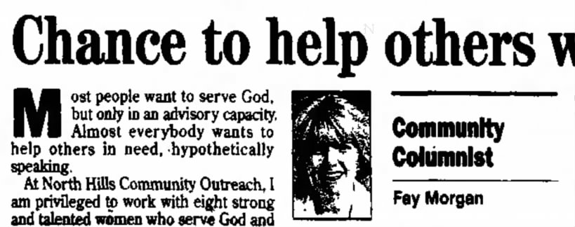 "Most people want to serve God, but only in an advisory capacity" (1997).