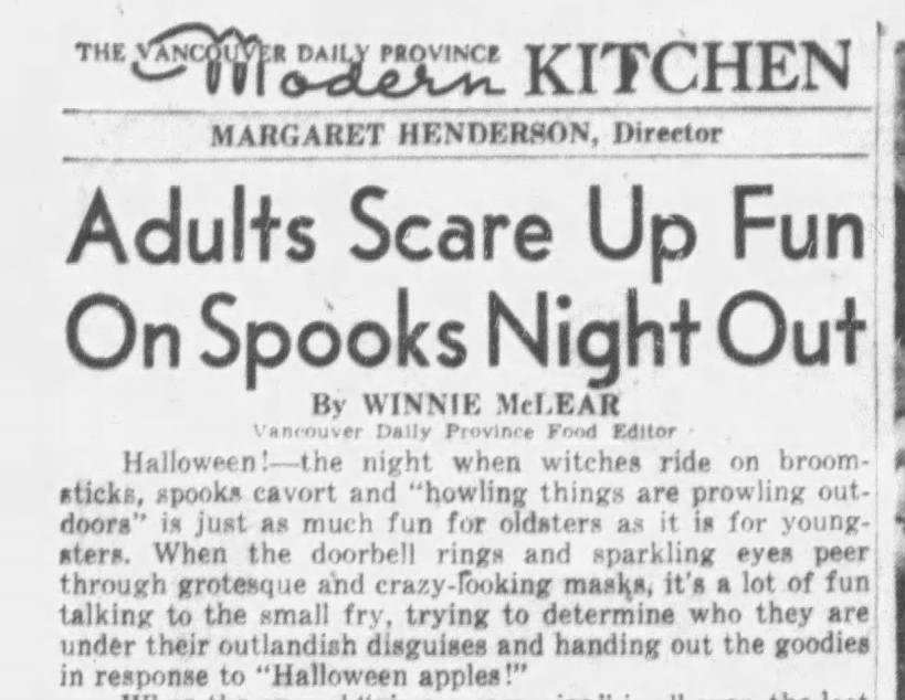 "Halloween apples!" (1951).