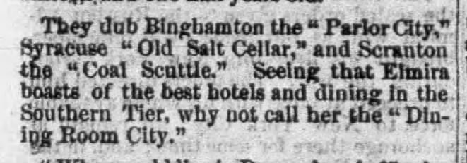"Parlor City," Binghamton nickname (1874).