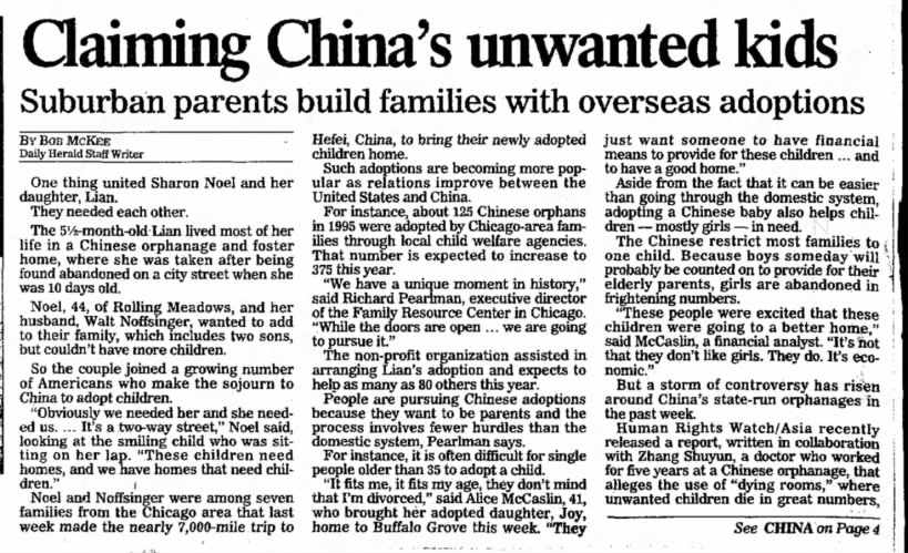 claiming China's unwanted kids