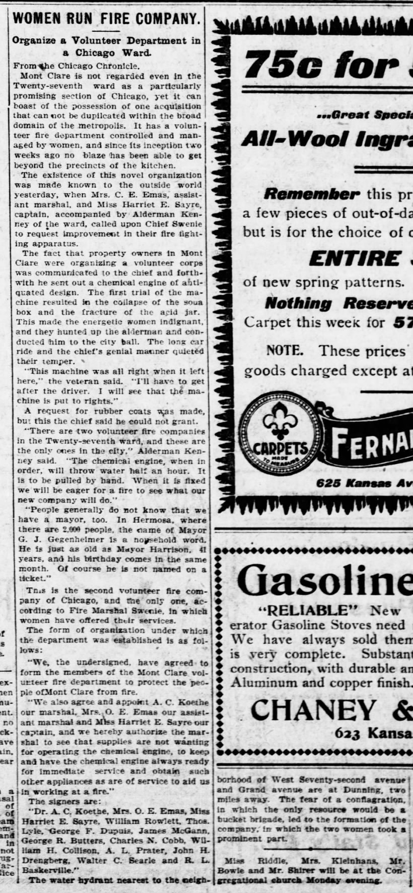 Interesting Article, 26 May 1901, The Topeka Daily Capital