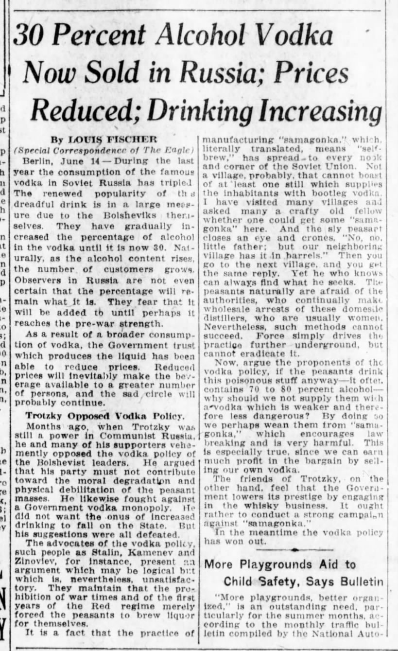 1925.07.05 (SUN) - The Brooklyn Daily Eagle - Vodka