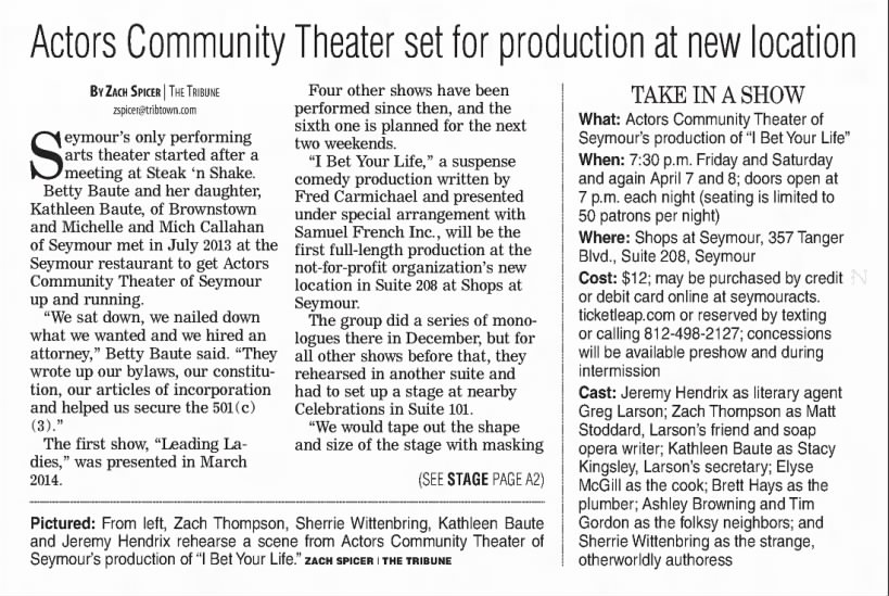 Actors Community Theatre of Seymour