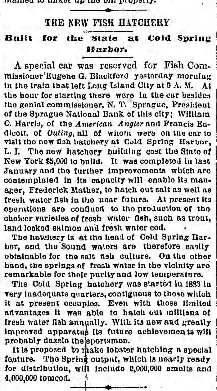 Fish Hatchery 1883