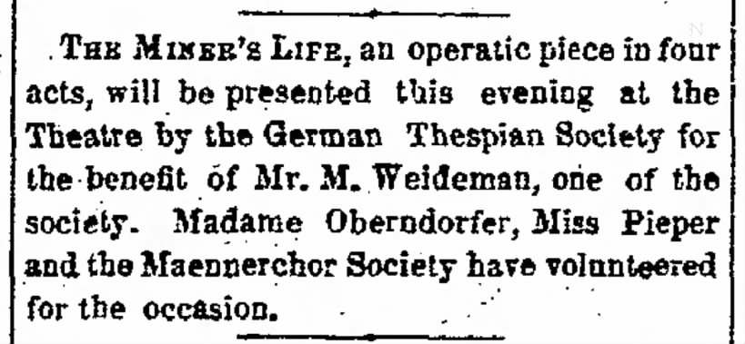 Weideman German Thespian Society