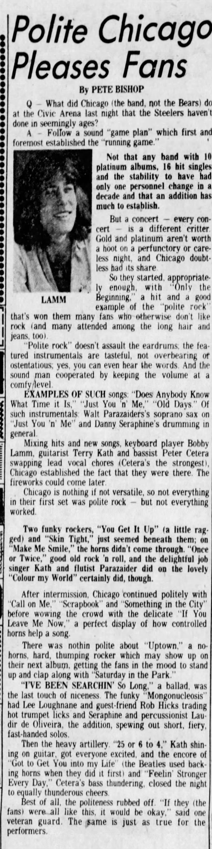 Pittsburgh Press 10-13-76 review