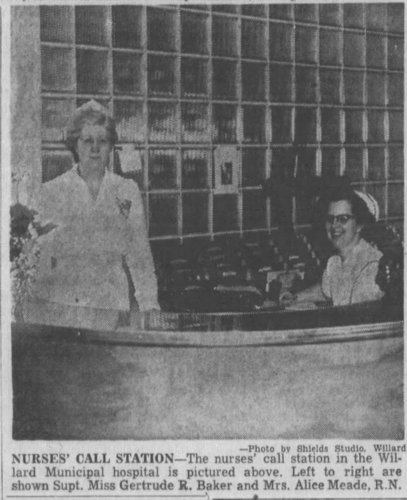 Hospital staff Jun 3 1951