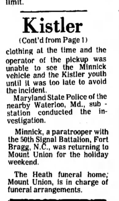 Mark David Minnick death-p.10-TDN-28 May 1977--part 2