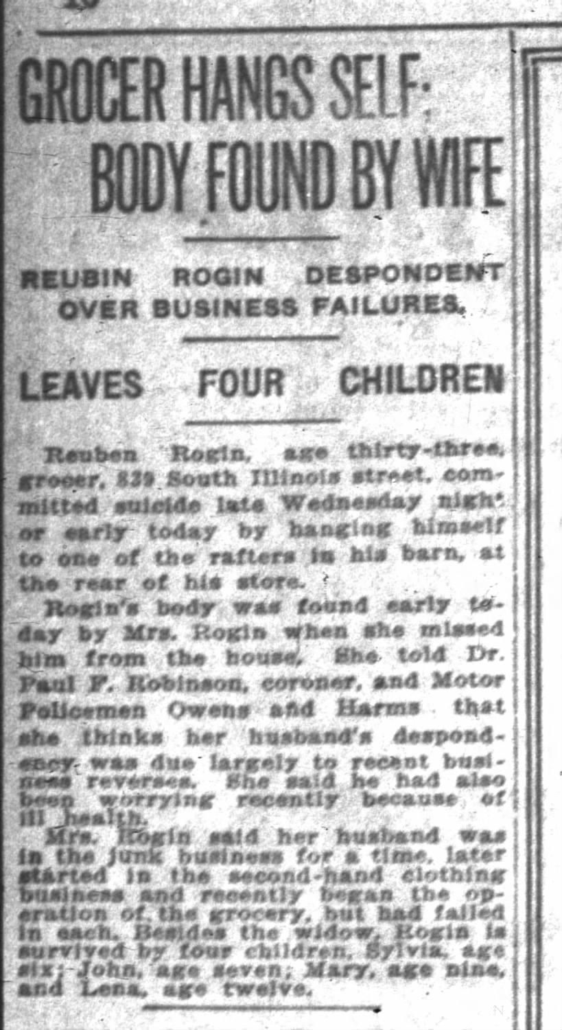 April 7, 1921 Indianapolis News